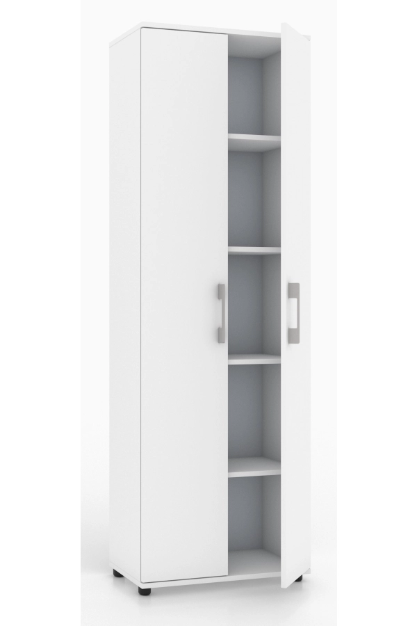 Regał Szafa aktowa G 60 2d biała / szara 60 cm